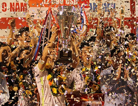 HA Gia Lai hiện là đội bóng có lượng người hâm mộ lớn nhất nước (ảnh: Trọng Vũ)