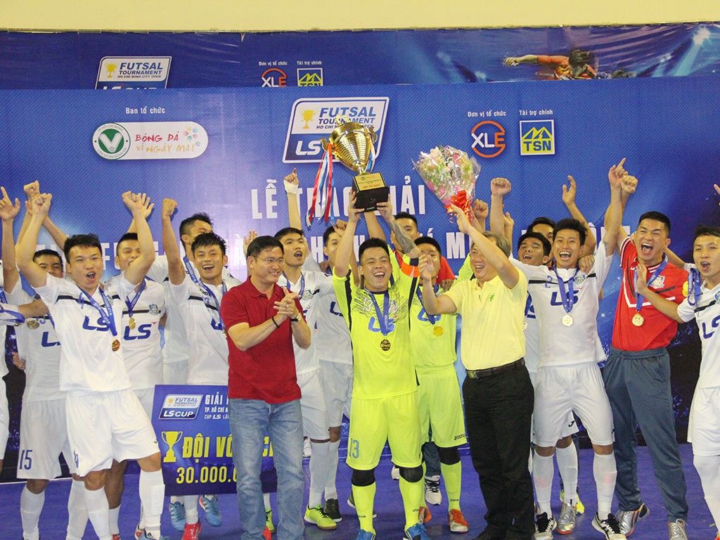 Thái Sơn Bắc là đội giành cúp vô địch (ảnh: Trọng Vũ)