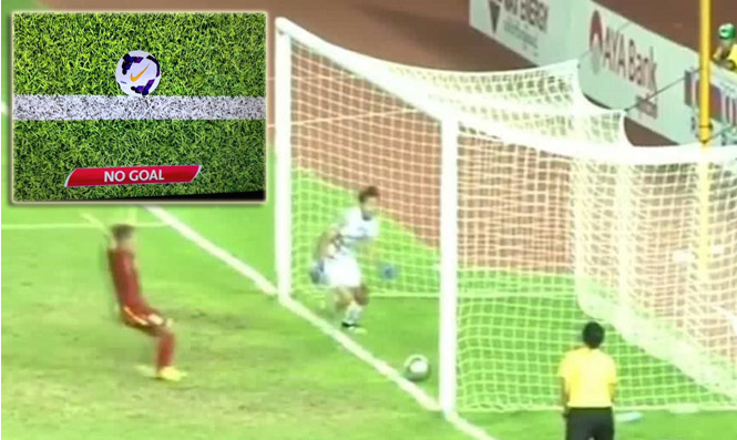Báo SiamSport (Thái Lan) khẳng định ngay cả khi bóng đã qua vạch vôi đến 98% thì bàn thắng vẫn không được công nhận