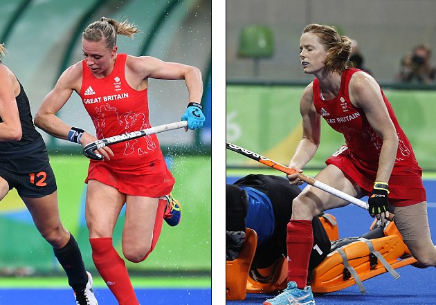 Cặp vợ chồng đồng tính nữ đầu tiên giành HCV Olympic 2016 - 2 Kate (trái) và Helen Richardson-Walsh cũng trở thành cặp vợ chồng đồng tính nữ đầu tiên giành HCV Olympic