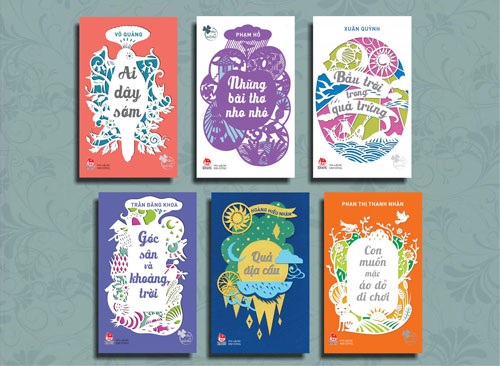 Trần Đăng Khoa chia sẻ về thần đồng thơ một thời Hoàng Hiếu Nhân - 2 Nhiều tập thơ quen thuộc với các thế hệ thiếu nhi được tái bản ra mắt nhân dịp Ngày Thơ Việt Nam