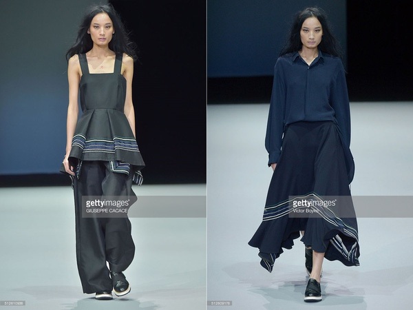 Sàn catwalk có thật sự dành cho người mẫu béo? - 3 Lê Thúy xuất hiện ấn tượng trên sàn diễn của Tuần lễ Thời trang Milan 2016.
