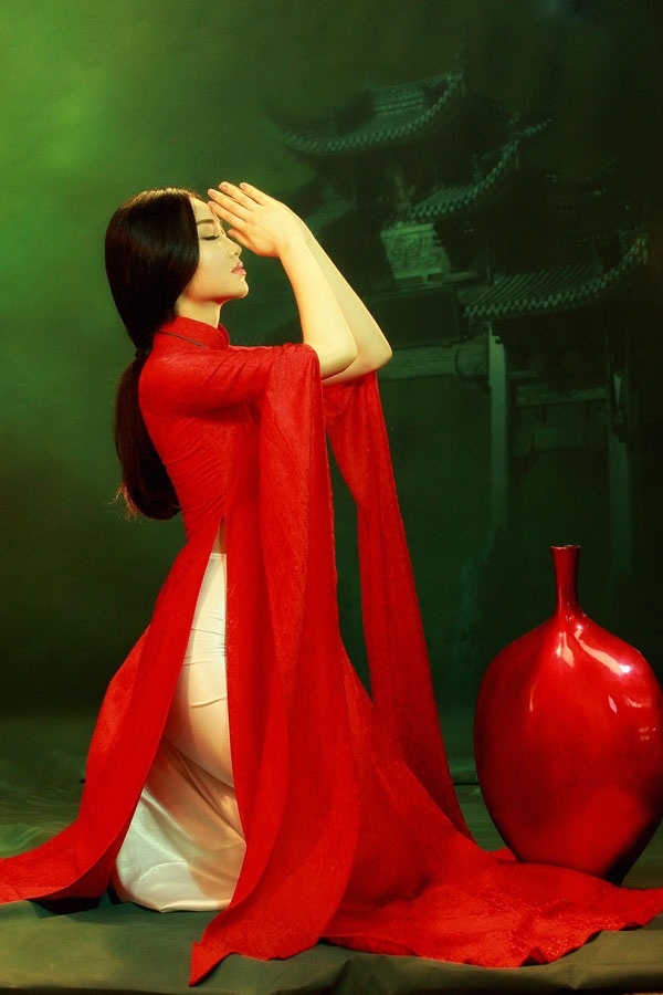 Nghệ nhân áo dài Lan Hương đem áo dài đến Trung Quốc - 2