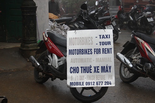 Dịch vụ thuê xe máy ở Sapa