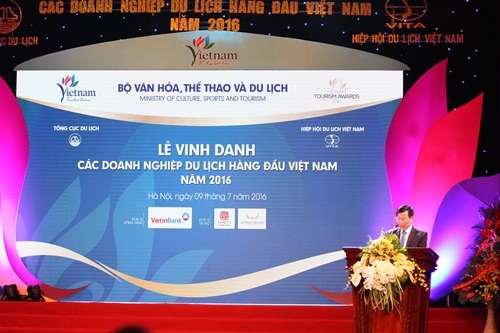 Ông Nguyễn Ngọc Thiện, Bộ trưởng Bộ VHTTDL phát biểu tại lễ kỷ niệm