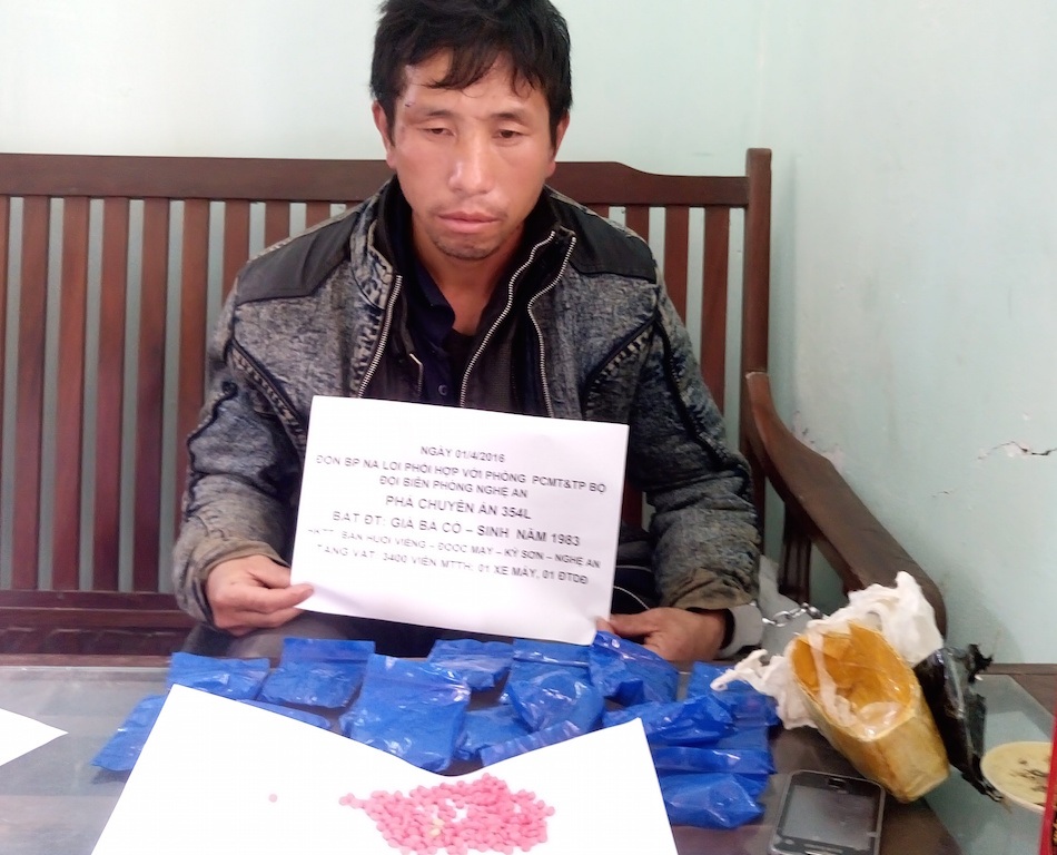 Đối tượng Cò tại cơ quan điều tra (Ảnh: Hải Thượng)