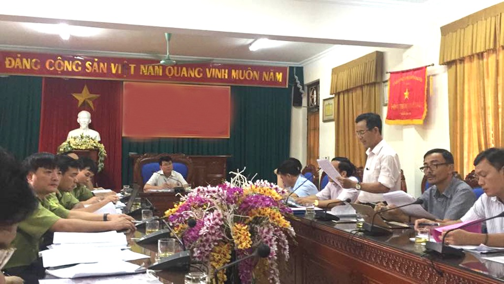 Các Sở, Ban ngành liên quan họp vụ việc ENV phản ánh. Sau cuộc họp này, các bên đã đi đến kết luận, việc UBND tỉnh cấp phép cho Cty Bạch Ngọc Lam nuôi hổ là đúng quy định của pháp luật.