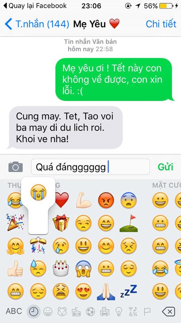 Hài hước phản ứng của phụ huynh khi "Tết này con không về" - 1 Hài hước phản ứng của phụ huynh khi "Tết này con không về" - 1