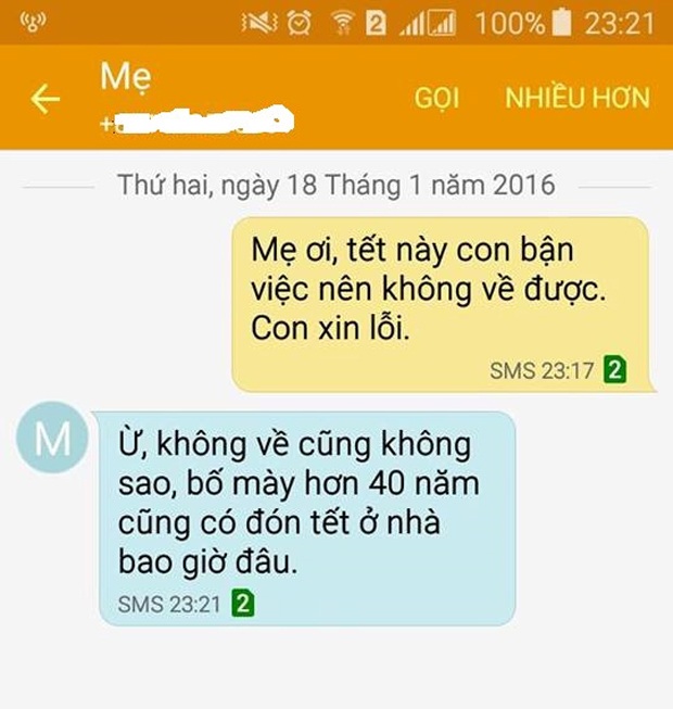 Hài hước phản ứng của phụ huynh khi "Tết này con không về" - 2 Hài hước phản ứng của phụ huynh khi "Tết này con không về" - 2