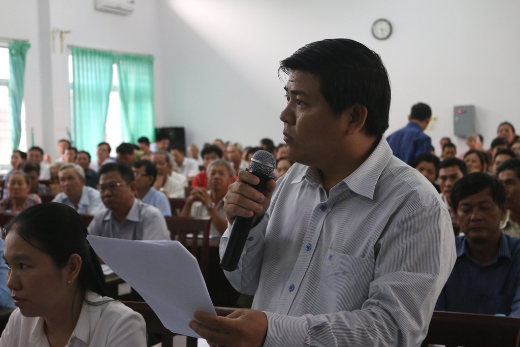 Chủ tịch UBND huyện Hóc Môn Lê Tuấn Tài cho biết trách nhiệm là kiến nghị
