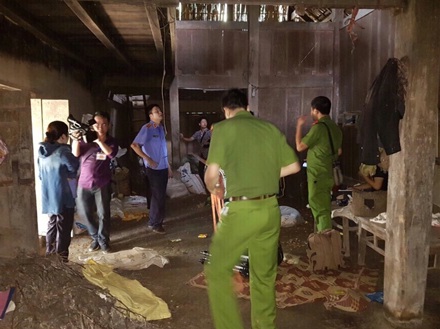 Đã bắt được nghi can vụ thảm sát 4 người tại Lào Cai - 3 Hiện trường vụ thảm án.