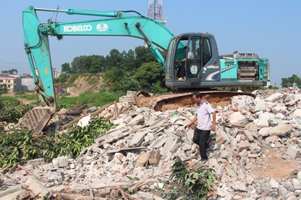 Các hộ dân đã nhận tiền đền bù, chính sách hỗ trợ tái định cư và bàn giao mặt bằng cho chủ đầu tư thực hiện dự án.