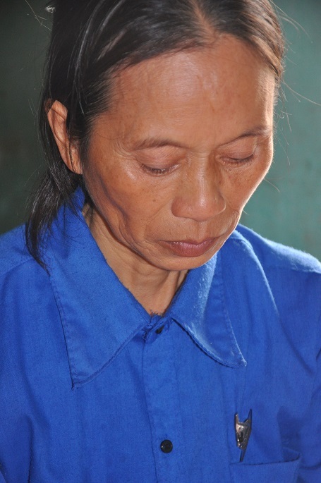 Sự tiều tụy của chị sau cái chết của chồng.