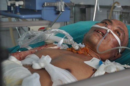 Vương đau như chính bản thân mình là người trong vụ hỏa hoạn.