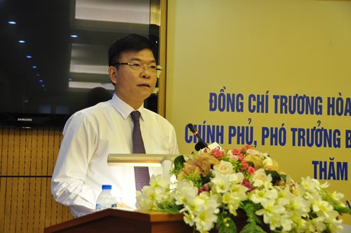 Bộ trưởng Bộ Tư pháp Lê Thành Long (Ảnh: Đ.Minh)