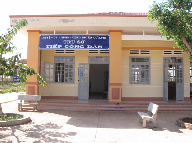 Trụ sở Tiếp công dân của huyện Cư Kuin.