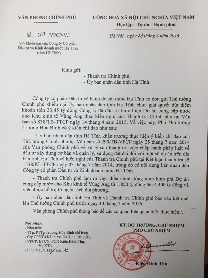 Thanh tra Chính phủ phải báo cáo sự việc lên Thủ tướng trước ngày 30/7 (Ảnh: T.K)