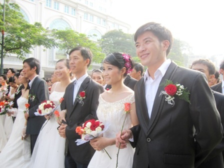 Gương mặt rạng ngời trong ngày vui trọng đại