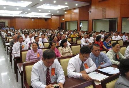 TPHCM: Tuyên dương 241 gương gia đình hiếu học - 2 Đông các đại biểu dự Đại hội tuyên dương tấm gương hiếu học lần 5.