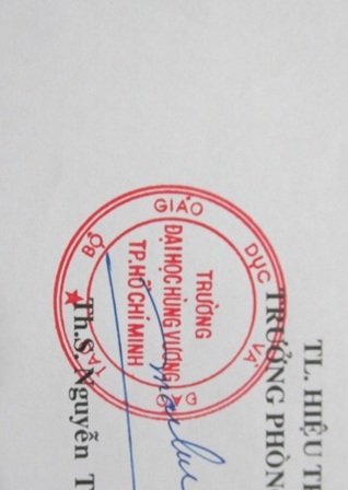 ĐH Hùng Vương TPHCM có con dấu mới - 2 Mẫu dấu cũ của trường ĐH Hùng Vương TPHCM