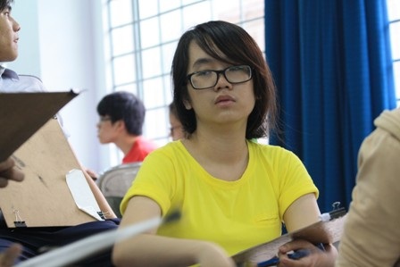 Thời gian về cuối các sĩ tử tỏ ra khá mệt mỏi