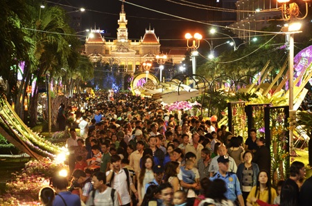 Sau khi nâng cấp, cải tạo đường Nguyễn Huệ sẽ thành quảng trường đi bộ