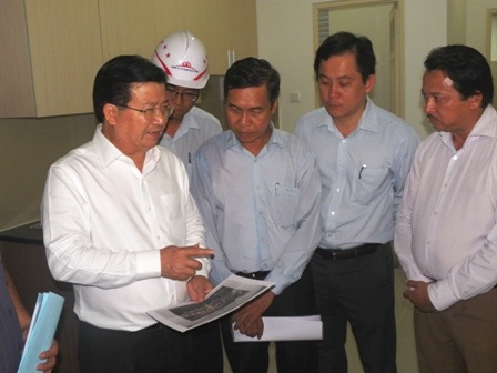 Bộ trưởng Bộ Xây dựng kiểm tra Dự án môi trường nước TPHCM - 2 Bộ trưởng Bộ Xây dựng kiểm tra Dự án môi trường nước TPHCM
