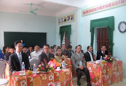 Khánh thành công trình phòng học Dân trí thứ nhất cho trường Tiểu học Liên Minh - 1