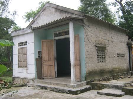 Ngôi nhà nơi xảy ra vụ án thương tâm