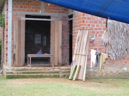 Ngôi nhà nơi nạn nhân bị chết