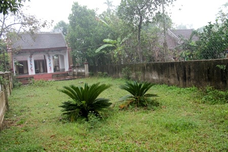 Khu đất tranh chấp giữa ông Võ Tá Dy và họ Võ chi thứ (ảnh Hoàng Lam)