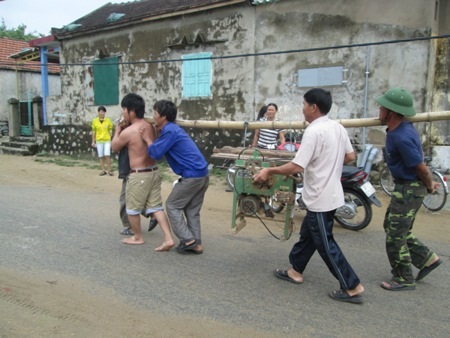 Các hộ kinh doanh sơ tán máy móc