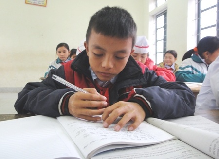 Cậu học trò Nguyễn Văn Mạnh