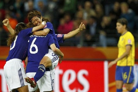 Nhật Bản lần đầu tiên lọt vào chung kết bóng đá nữ - 1 Nhật Bản lần đầu tiên lọt vào chung kết bóng đá nữ - 1