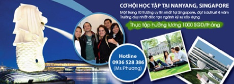 Du học ngành Xây dựng và Du lịch - Khách sạn tại Singapore thực tập có hưởng lương - 1 CƠ HỘI NHẬN ƯU ĐÃI CỦA TRƯỜNG