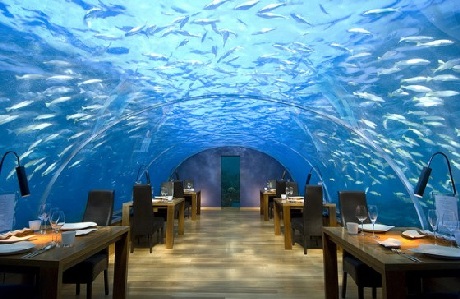 Trải nghiệm “lạ” với những nhà hàng dưới nước độc đáo - 2 Resort dưới biển Poseidon