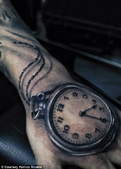 Những hình xăm của Moreno luôn ấn tưởng bởi các chi tiết tỉ mỉ, rõ nét