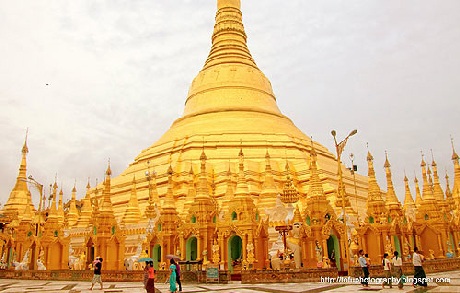 Ngắm vẻ đẹp lộng lẫy của ngôi chùa dát vàng nổi tiếng - 5 Tòa tháp trung tâm cao 99m, điểm nhấn của Chùa vàng Shwedagon