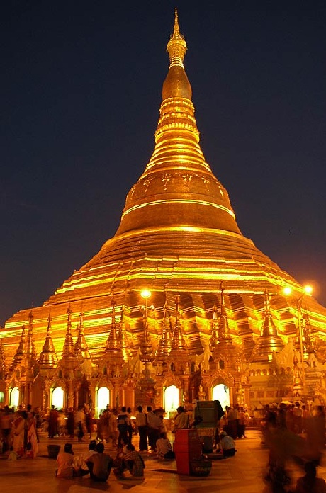 Ngắm vẻ đẹp lộng lẫy của ngôi chùa dát vàng nổi tiếng - 13 Thời điểm chiều tà là lúc đẹp nhất để ngắm cảnh chùa