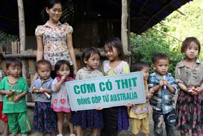 Du học sinh Việt cùng chung tay vì “Cơm Có Thịt” - 4 “Cơm có thịt” Úc đến với Nậm Mành …