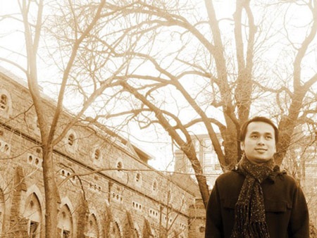 Du học kiểu... Úc - 1 Quốc Hưng trong khuôn viên trường Queensland. Ảnh: nhân vật cung cấp