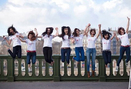 Các thí sinh tham gia cuộc thi Miss Photo