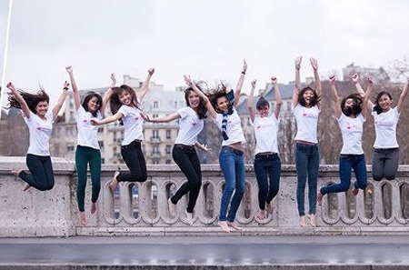 Các thí sinh tham gia cuộc thi Miss Photo