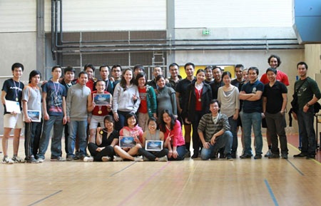 Sôi nổi hoạt động thể thao của DHS Việt tại Toulouse - 1 Hình ảnh của các vận động viên xuất sắc, các cổ động viên nhiệt tình và ban tổ chức vào cuối buổi