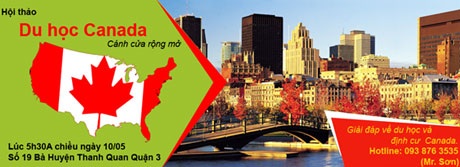 Du học Canada - Cánh cửa rộng mở - 1 Du học Canada – Cách cửa rộng mở.