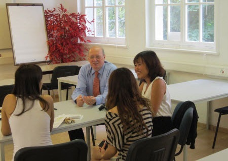 Đại diện BB Cầu Xanh thăm và làm việc tại trường BHMS, Thụy Sĩ