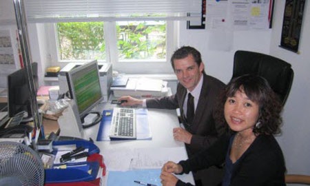 Đại diện BB Cầu Xanh tại trường BHMS, Thụy Sĩ