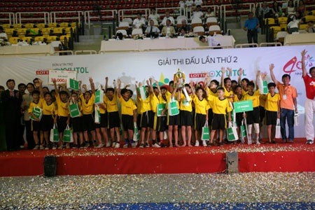 Chúng tôi mong muốn giải đấu được tổ chức trên cả nước - 3 Đội giành giải nhất của mùa giải lần thứ 2 là THCS Lý Phong của TP Hồ Chí Minh