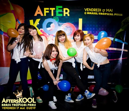 Ấn tượng đêm dạ hội “After Skool” của sinh viên Việt Nam tại Pháp - 2 Các bạn nữ trong đội nhảy hiện đại của UEVF