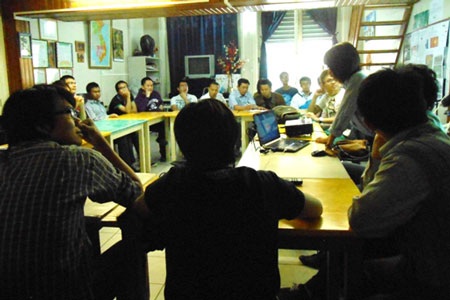 Quang cảnh buổi Đại Hội của Hội sinh viên Việt